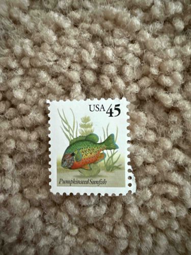USA 45-cent Pumpkinseed Sunfish postage stamp