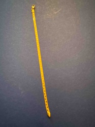 14k Gold Figaro/Curb Link Chain Bracelet