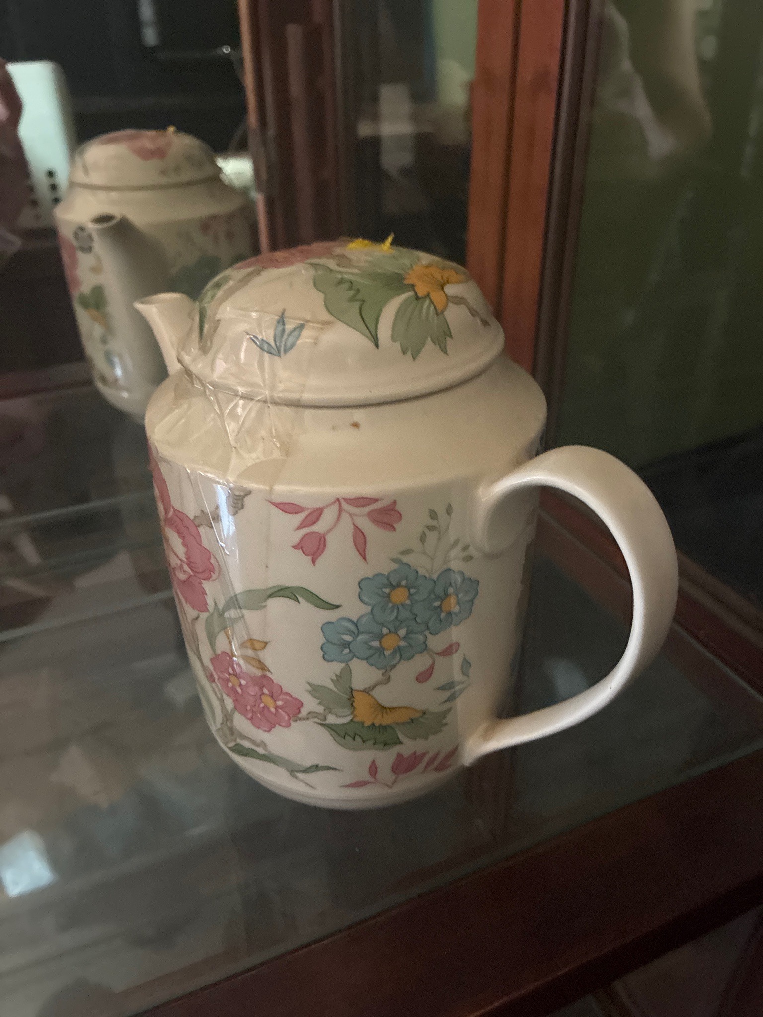 Submitted photo of Floral ceramic teapot