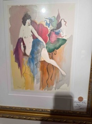 Itzchak Tarkay Serigraph/Lithograph titled "Andrea"