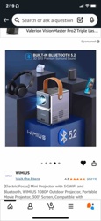 WiMiUS Mini Projector