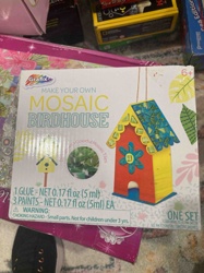Grafix Make Your Own Mosaic Birdhouse Kit