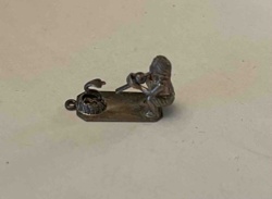 Silver Snake Charmer Charm