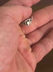 Halo Design Gemstone Ring