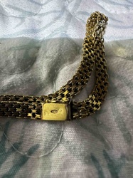 14K Gold Multi-Strand Flat Link Bracelet