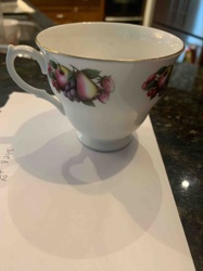 Queen Anne Ridgeway Potteries Bone China Teacup (Patt. No 8248)