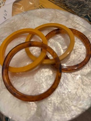 Set of Three Vintage Bakelite Bangle Bracelets