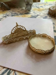 Antique Filigree Vanity Set