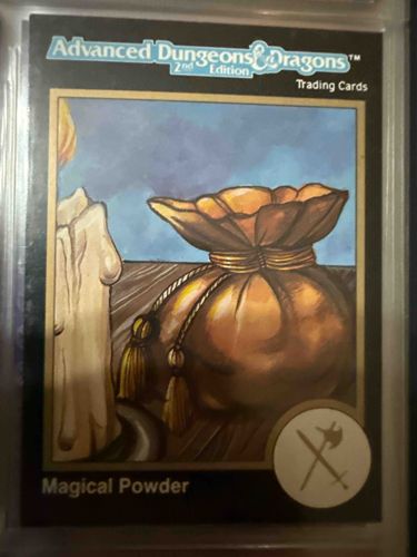 1991 TSR Advanced Dungeons & Dragons 2nd Edition Trading Card - Magical Powder