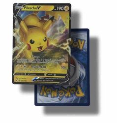 Pikachu V Pokémon Trading Card (Sword & Shield)