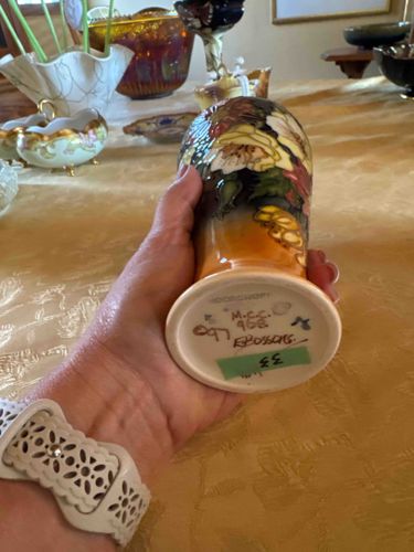 Ceramic Floral Decorated Vase/Mug