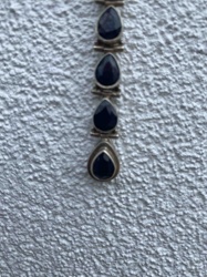 Sapphire Drop Earrings