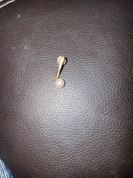 Single Prong-Set Pearl Earring