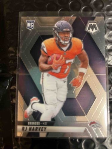 RJ Harvey 2022 Panini Mosaic Football Rookie Card (RC)