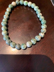 Agate Beaded Stretch Bracelet