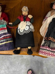 Vintage Folk Art Textile Doll (likely European)