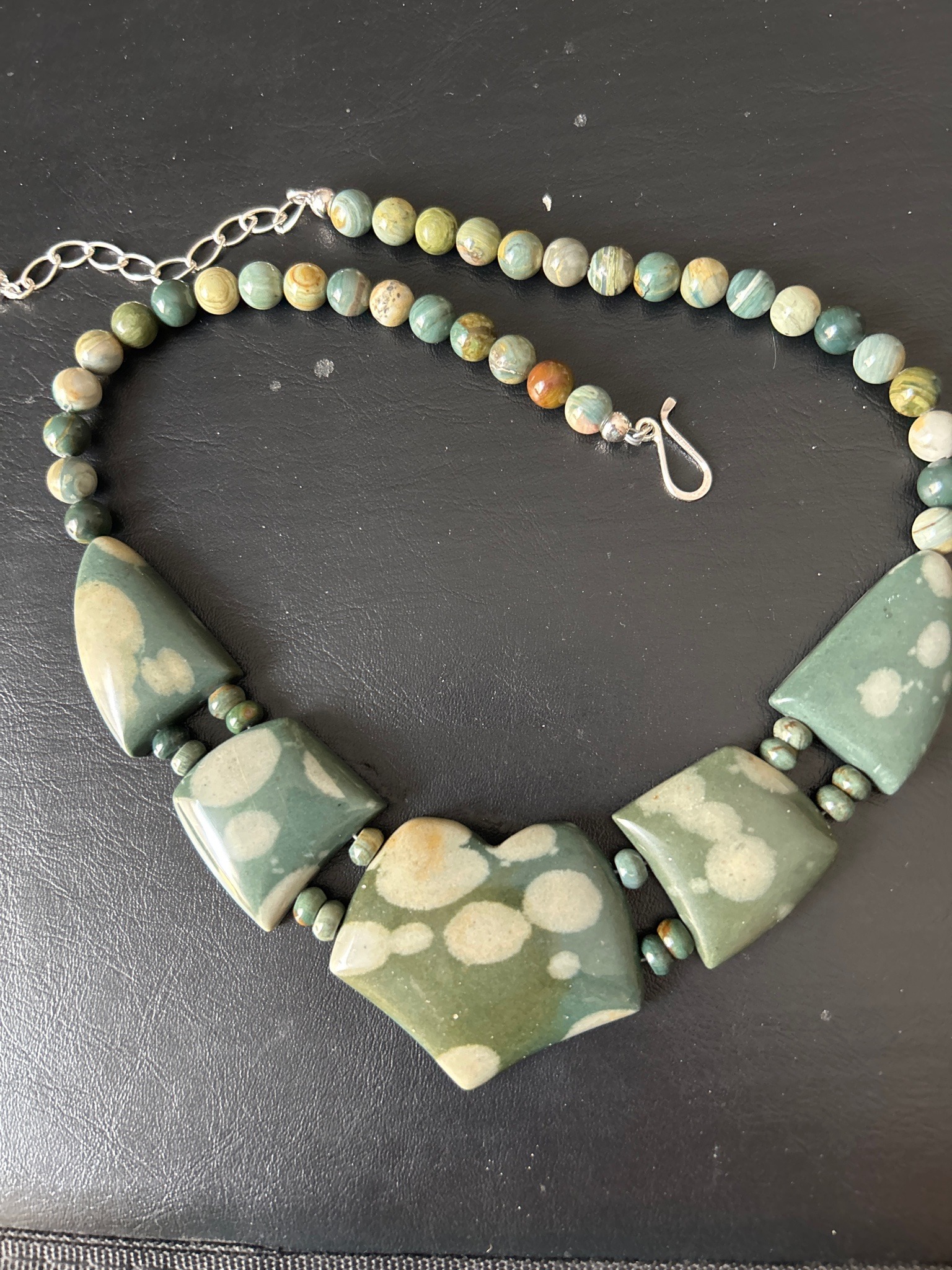 Submitted photo of Jasper bead statement necklace