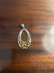 Oval Filigree Pendant