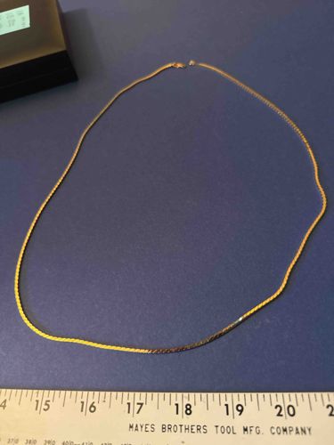 Gold-Tone Chain Necklace