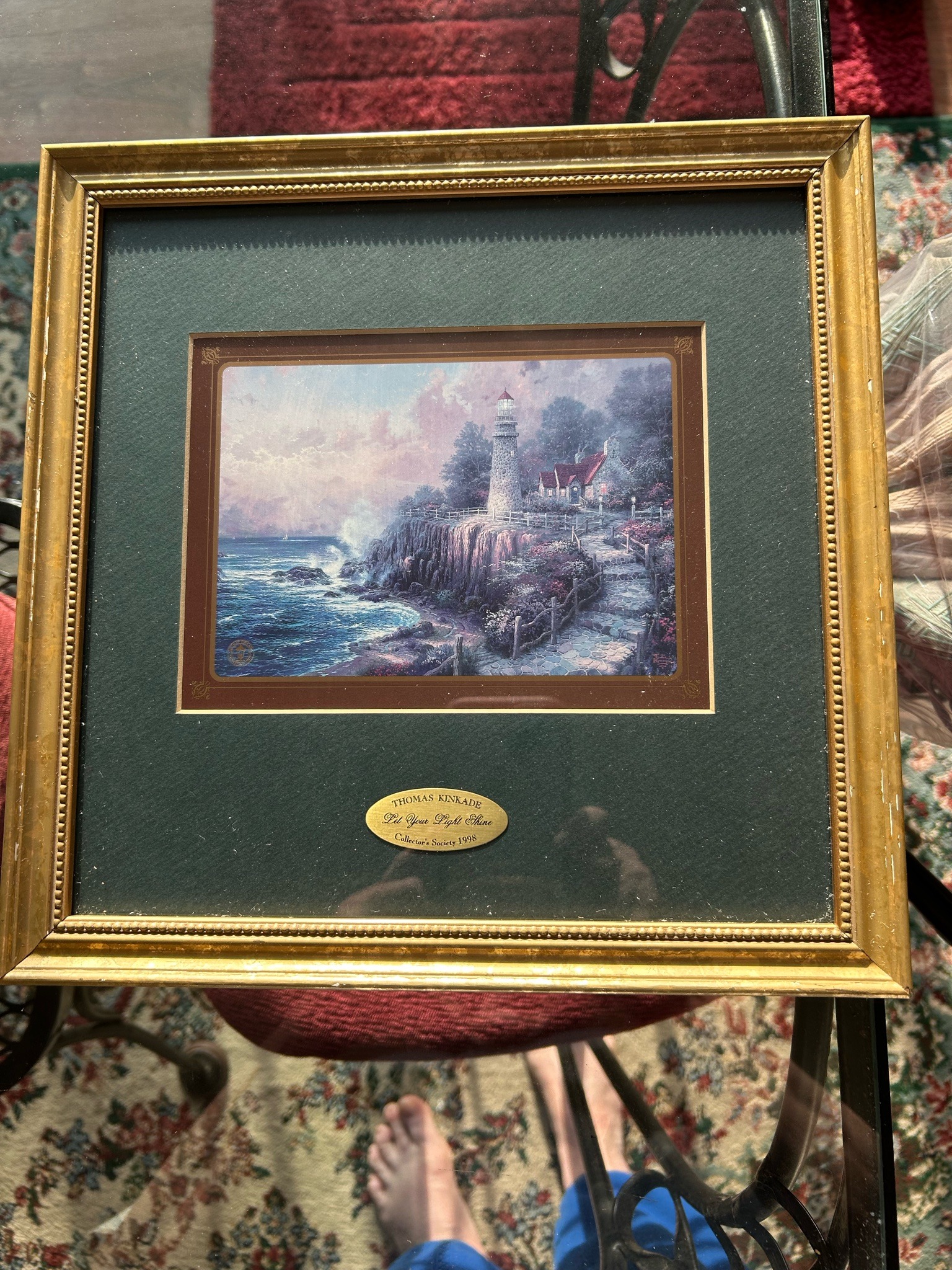 Submitted photo of Framed print after Thomas Kinkade (not authenticated)
