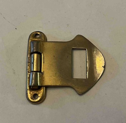 Brass Hinge Hasp with Rectangular Slot