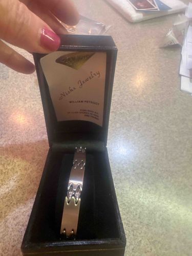 William Petrozzi 'Nichi Jewelry' Modernist Cuff Bracelet