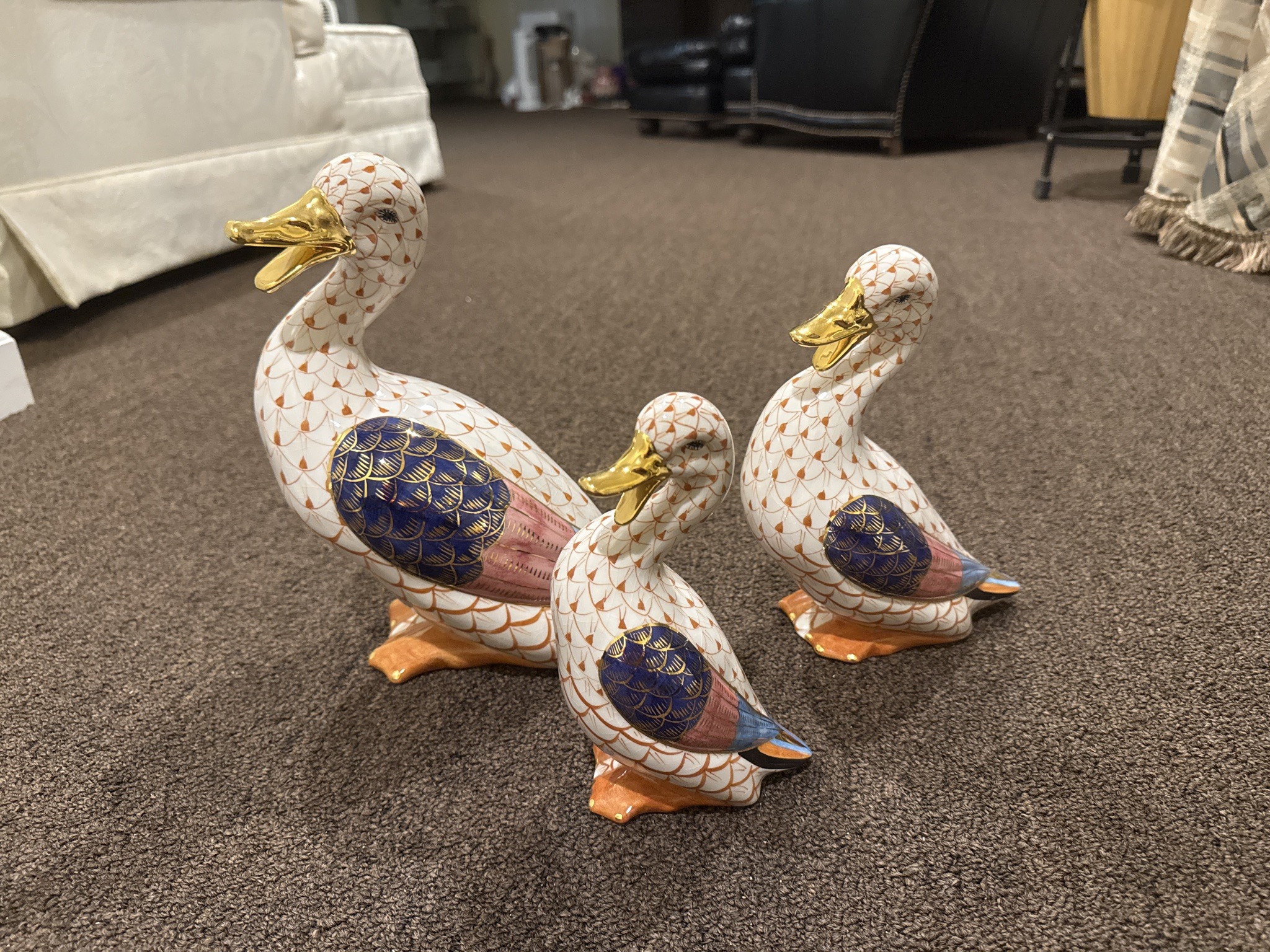 Submitted photo of Porcelain duck figurine set (unauthenticated)