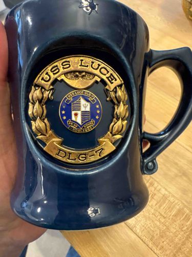USS Luce (DLG-7) Commemorative Sea Witch Style Coffee Mug
