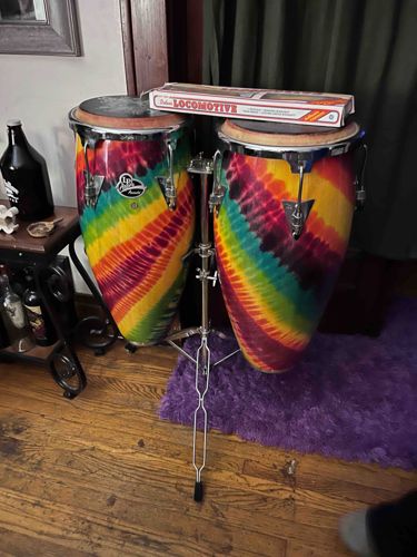 Latin Percussion (LP) Aspire Accents Tie-Dye Conga Set