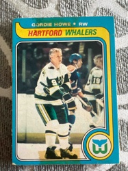 Gordie Howe Hartford Whalers Hockey Card