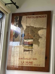 Friedlaender Galerie La Hune Exhibition Poster Mounted on Wood with Resin Coating