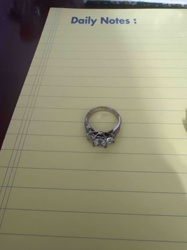 Three-Stone Diamond or Diamond Simulant Ring