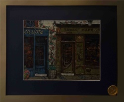 Victor Schvaiko 'Tabac Cafe' Serigraph