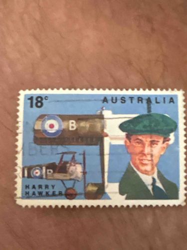 Harry Hawker Commemorative Stamp