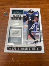 Devonta Smith Panini Contenders Football 'Season Ticket' Trading Card
