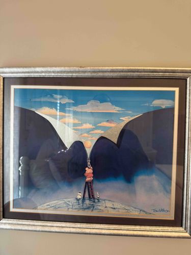 Ziggy 'Unzipping the Sky' Framed Artwork by Tom Wilson