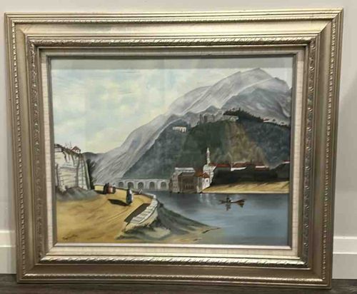 Salzburg, Austria: Hohensalzburg Fortress and the Salzach River by Kaye Chappell (1998)