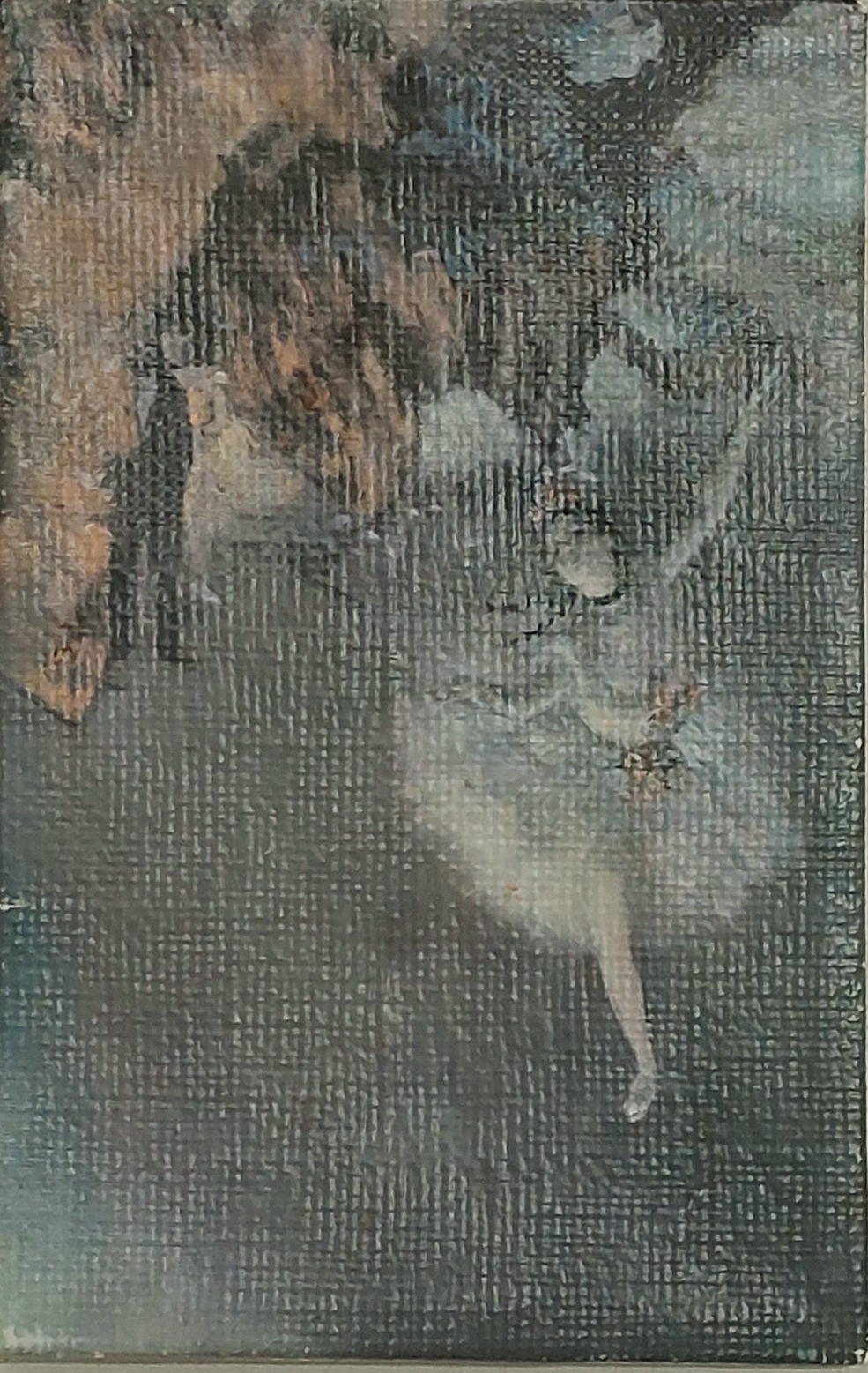 Submitted photo of Oil painting depicting a ballet dancer