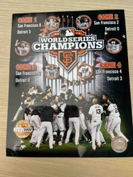 2012 World Series Champions San Francisco Giants Limited Edition Collectible Print
