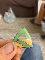Abstract Enamel Pin/Pendant