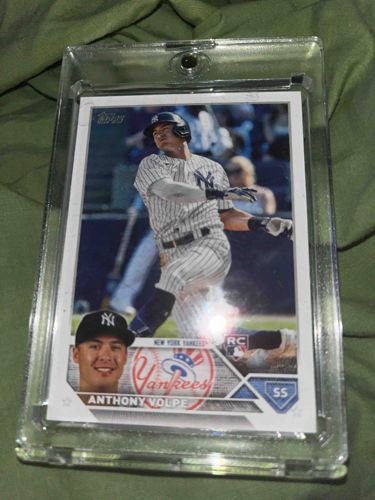 Anthony Volpe 202X Topps New York Yankees Rookie Card in One-Touch Holder