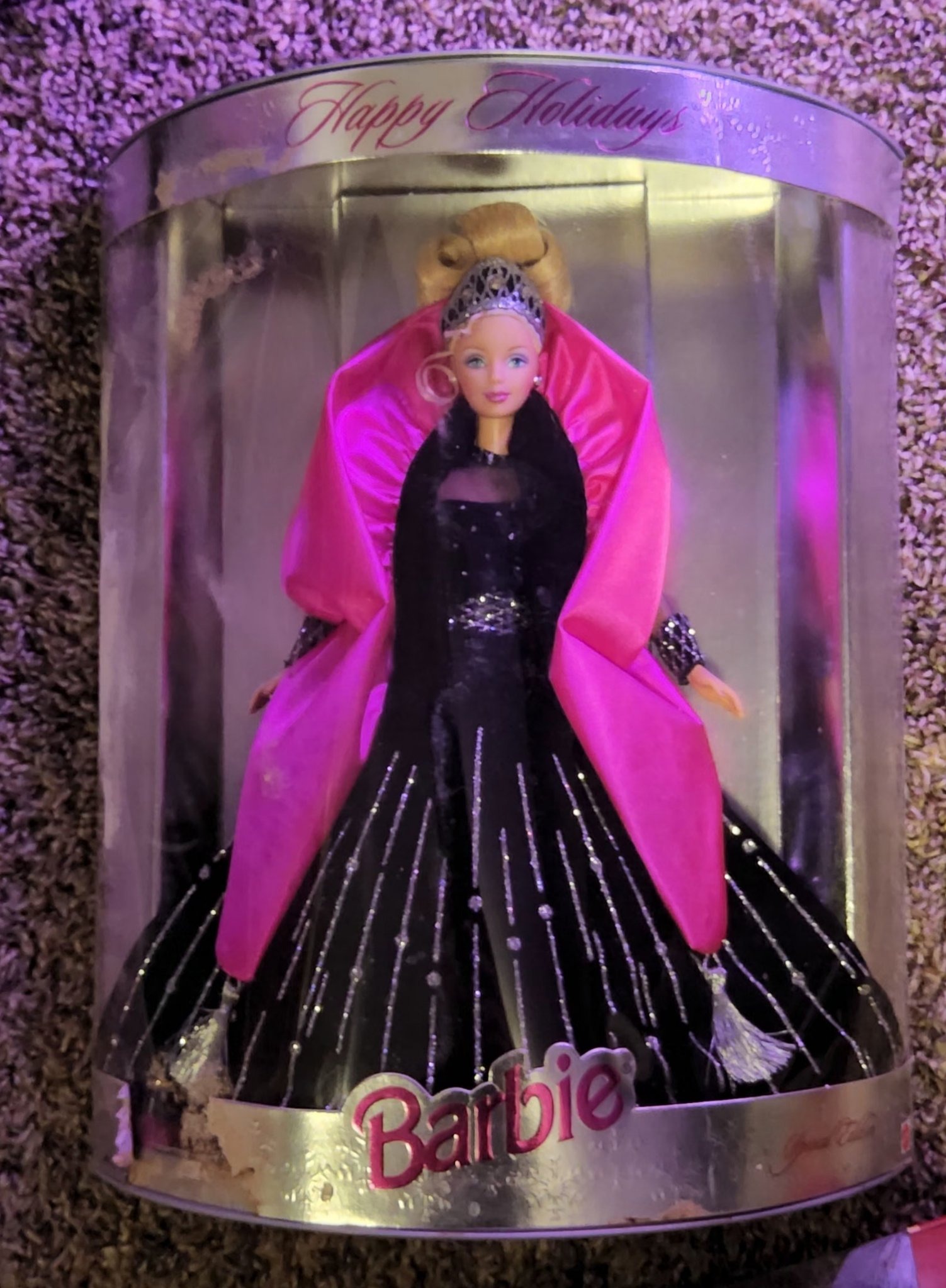 Submitted photo of Happy Holidays Barbie doll (not authenticated)