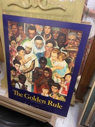 The Golden Rule by Norman Rockwell (Art Print)