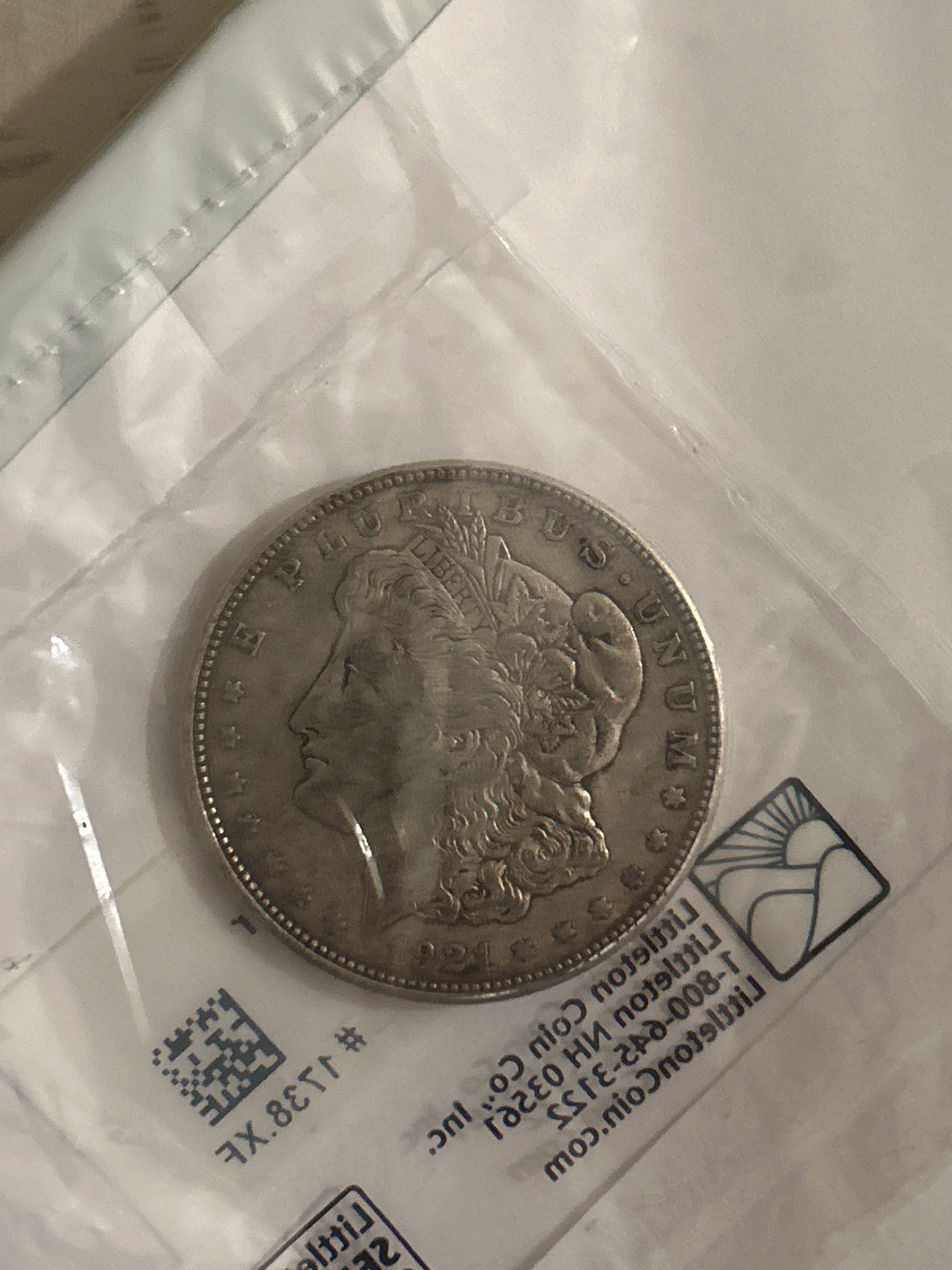 1921 Morgan Silver Dollar