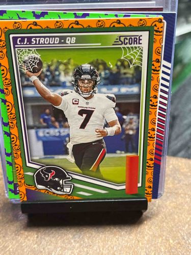 2023 Panini Score C.J. Stroud Halloween Parallel Football Trading Card