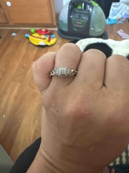 Diamond Cluster and Filigree Ring
