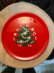 Waechtersbach Christmas Tree Dessert Plate