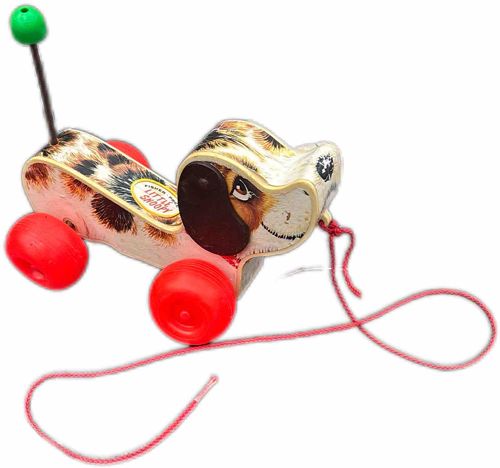 Vintage Fisher-Price Little Snoopy Pull Toy