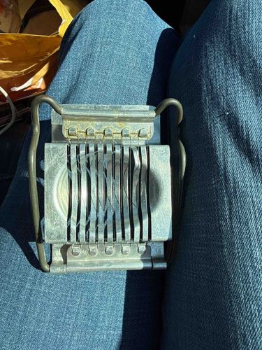 Vintage Cast Aluminum Egg Slicer