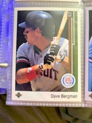 Dave Bergman Baseball Card